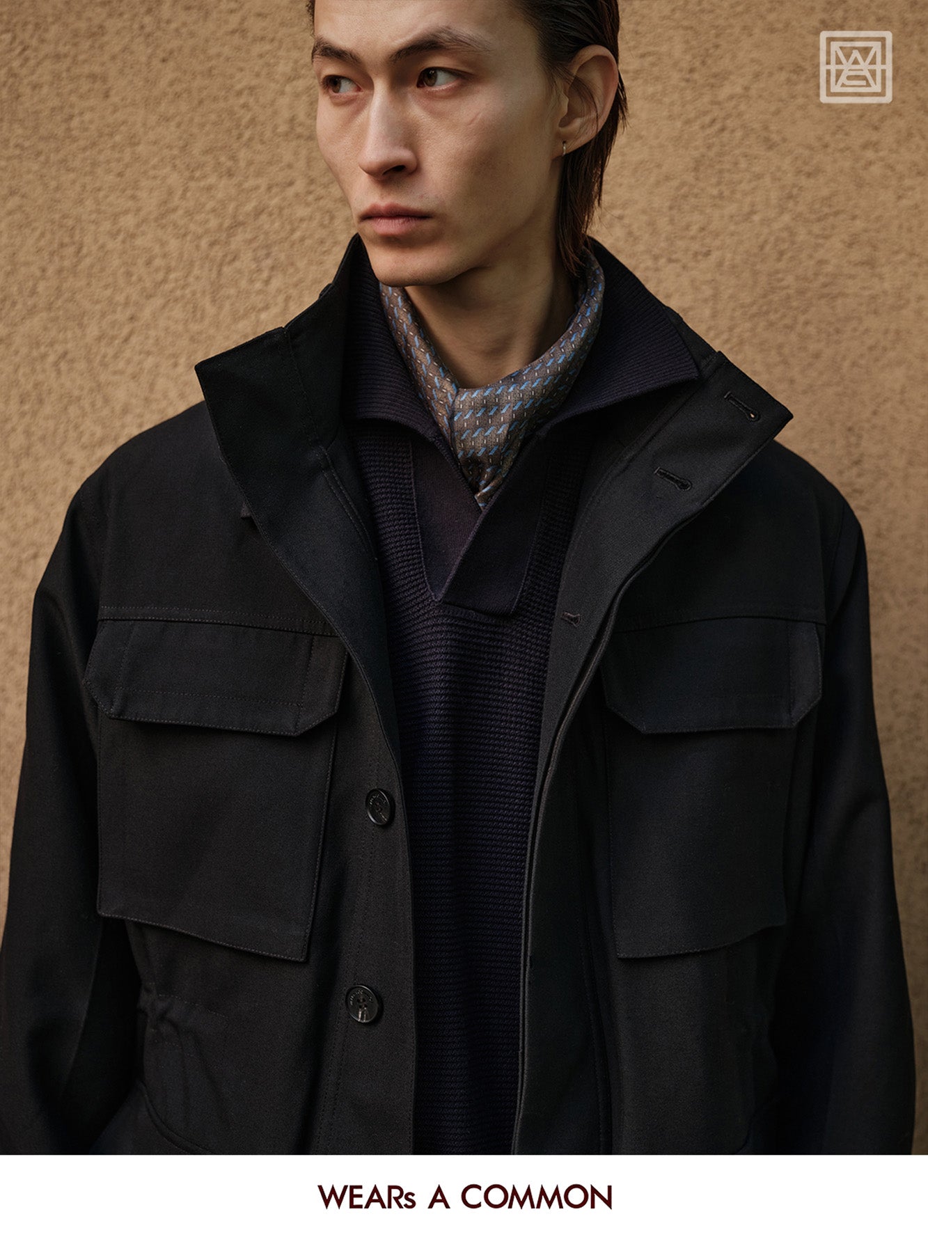 Magnetic-Closure Safari Utility Coat