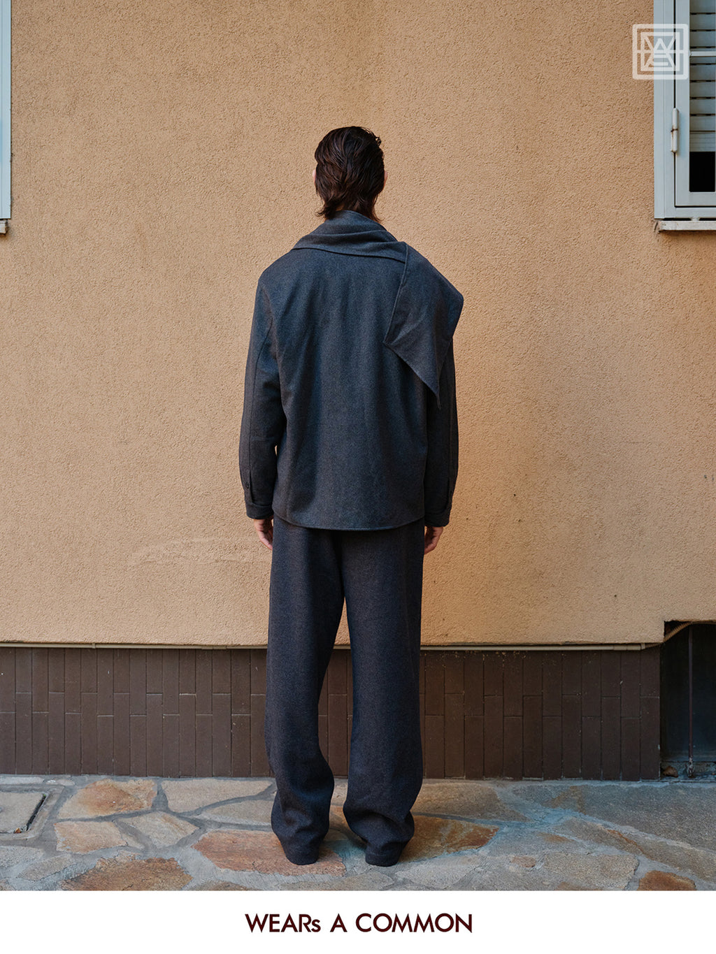 Wool-Cashmere Jogger Pants