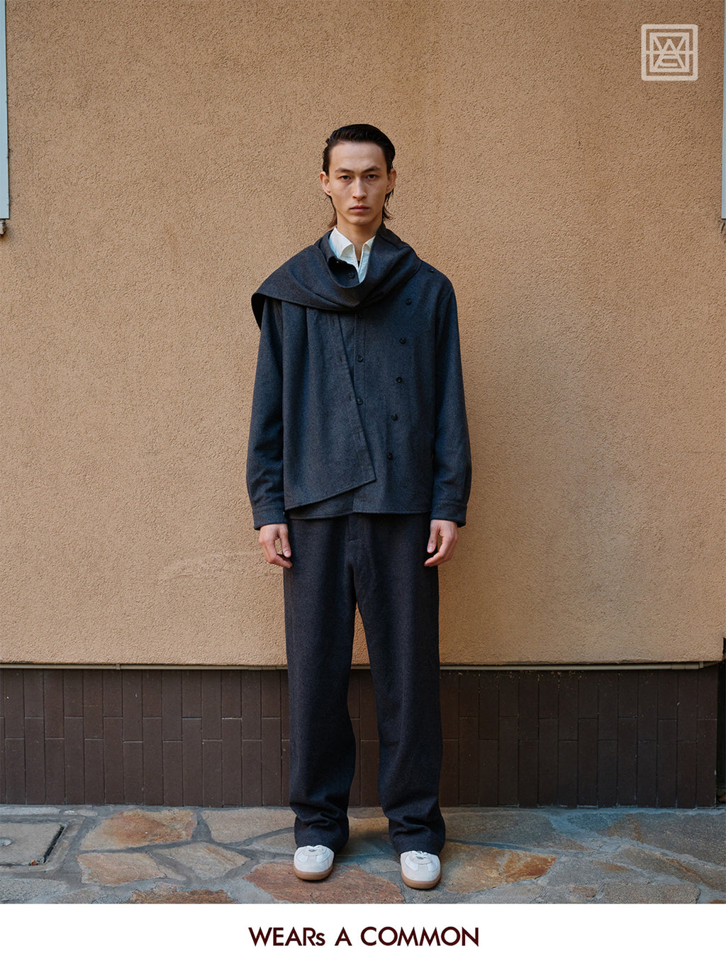 Wool-Cashmere Jogger Pants