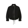 Wool-Acetate Collared Down Coat