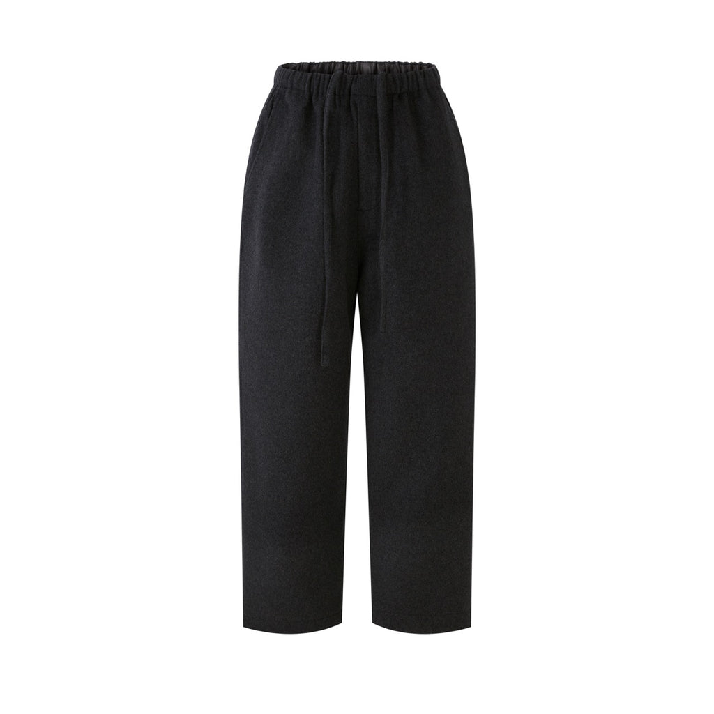 Wool-Cashmere Jogger Pants